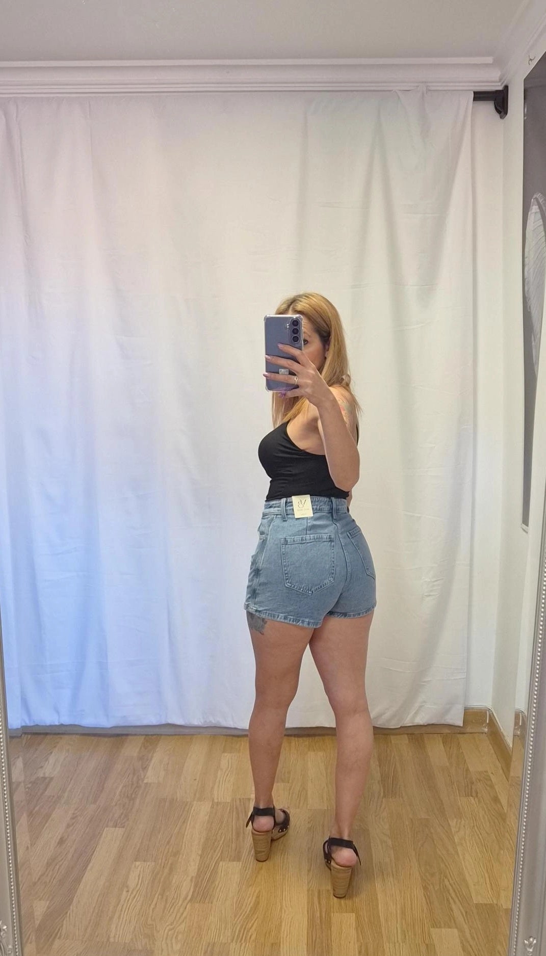 Falda vaquera pantalón
