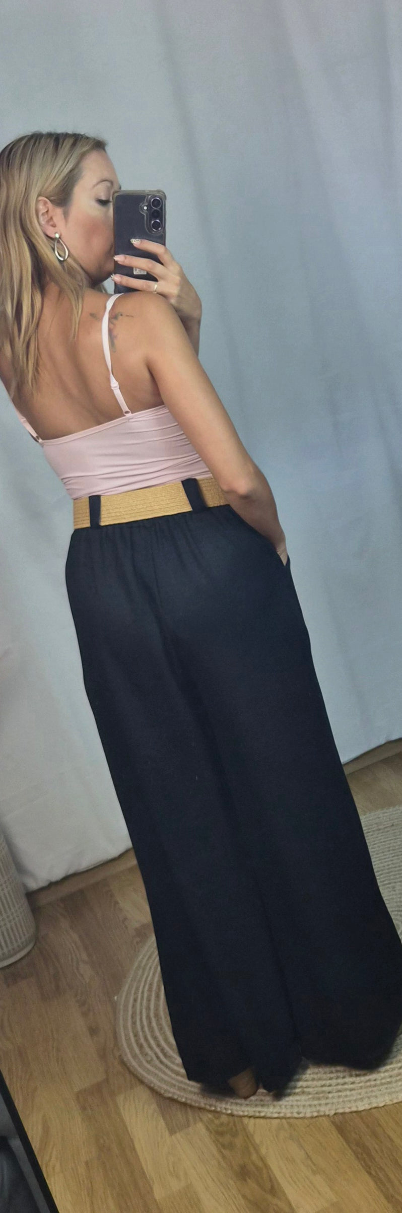 Pantalón palazo negro