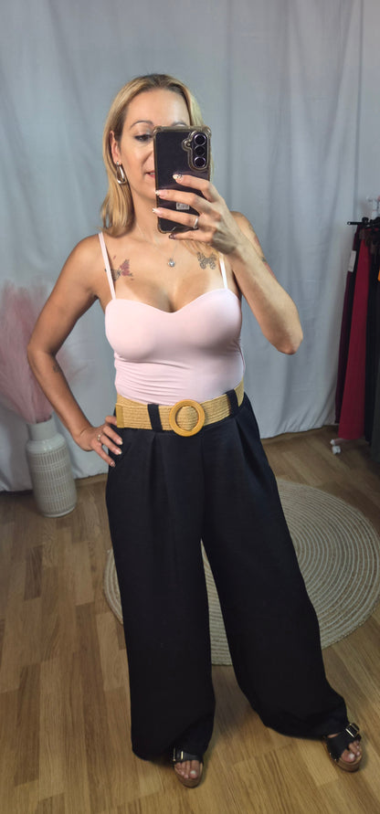 Pantalón palazo negro