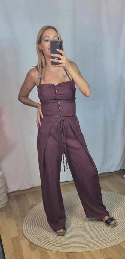 Conjunto burdeos