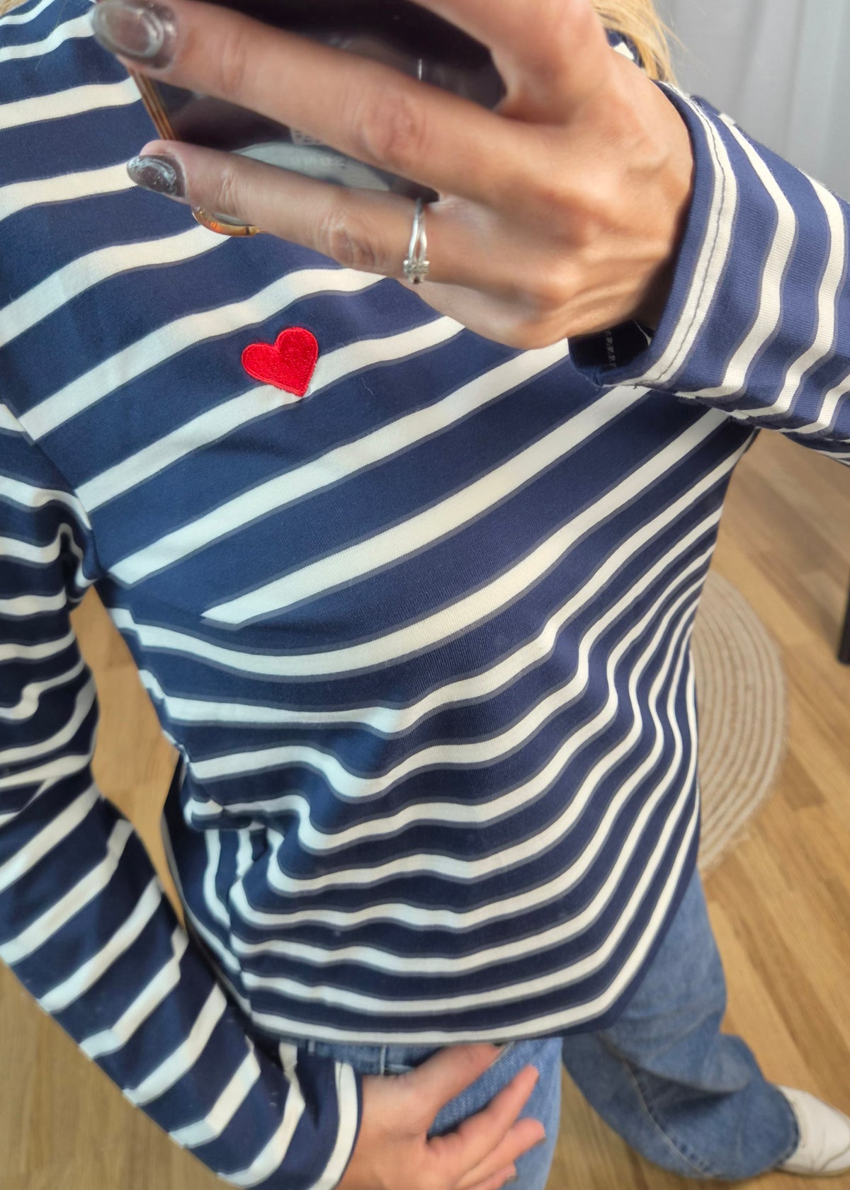 Camiseta Rayas Corazón