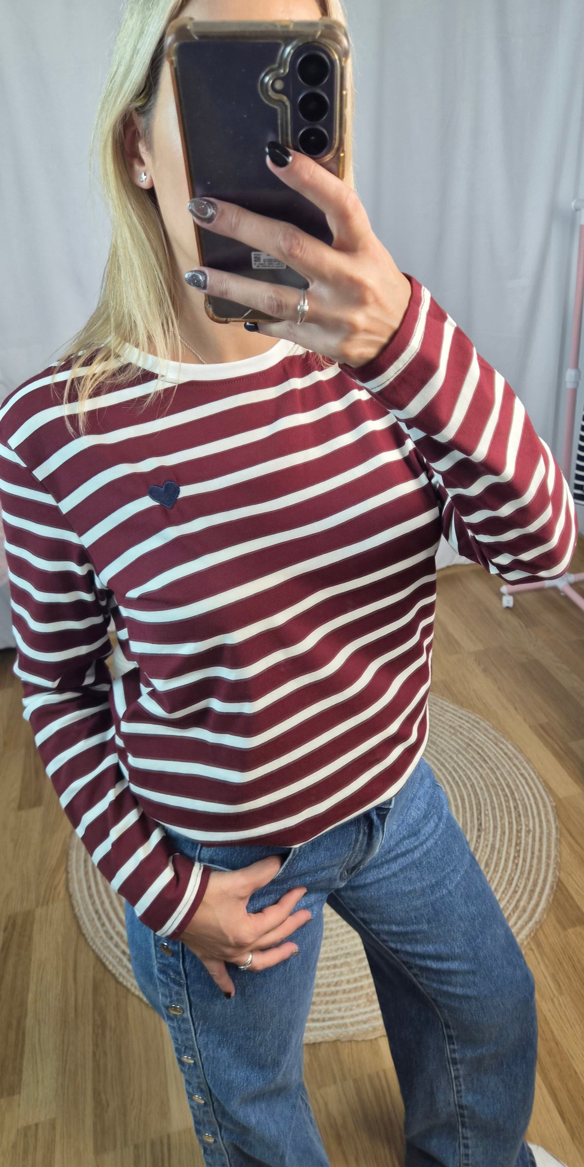 Camiseta Rayas Corazón