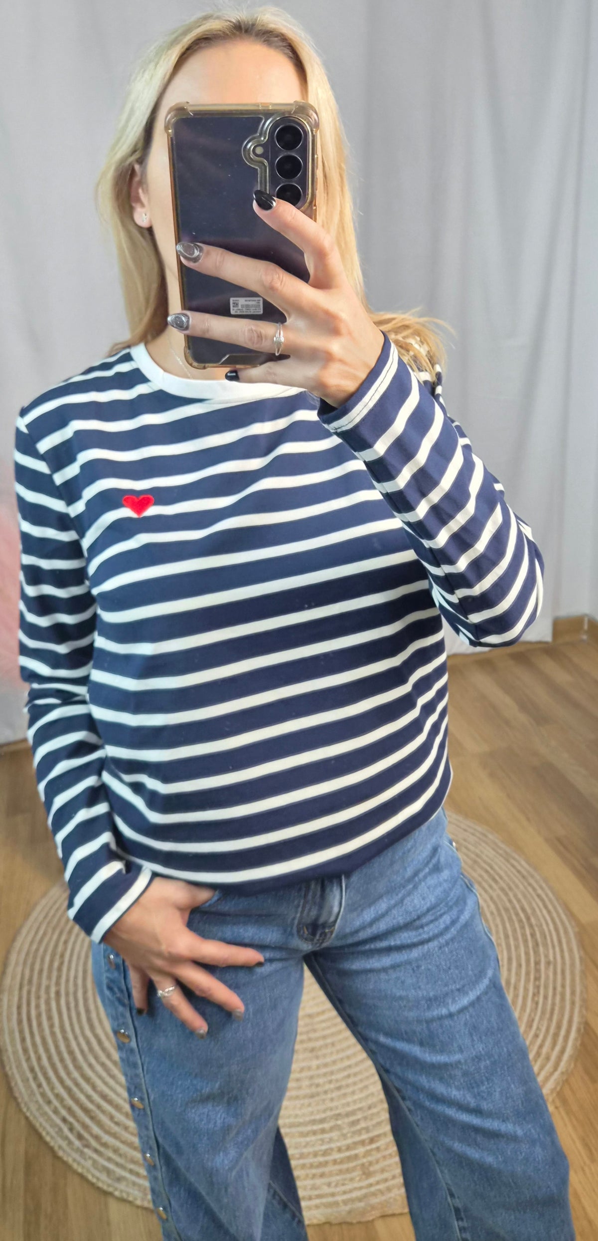 Camiseta Rayas Corazón
