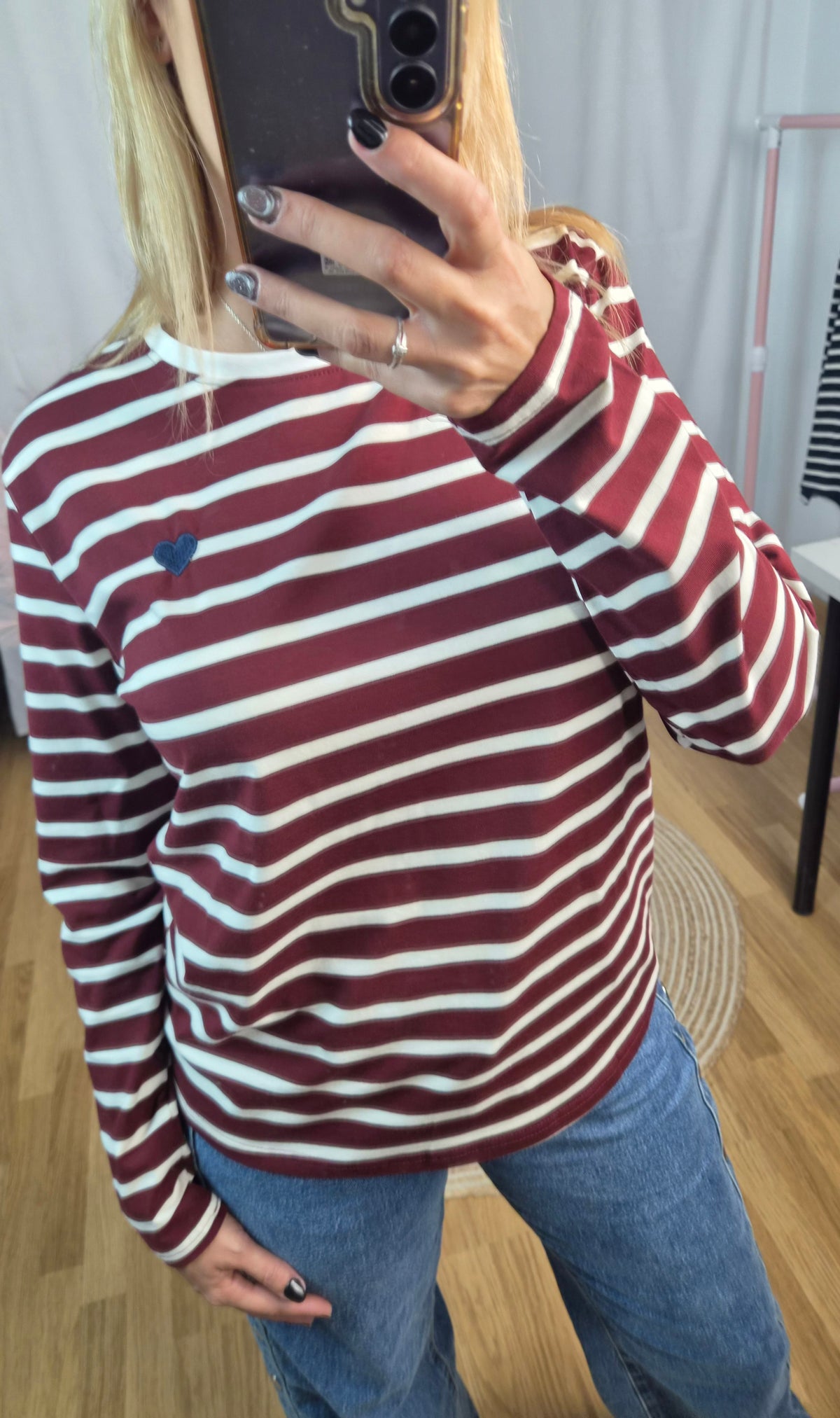 Camiseta Rayas Corazón