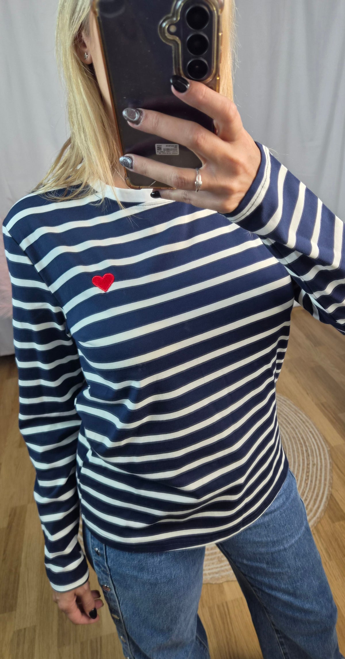 Camiseta Rayas Corazón