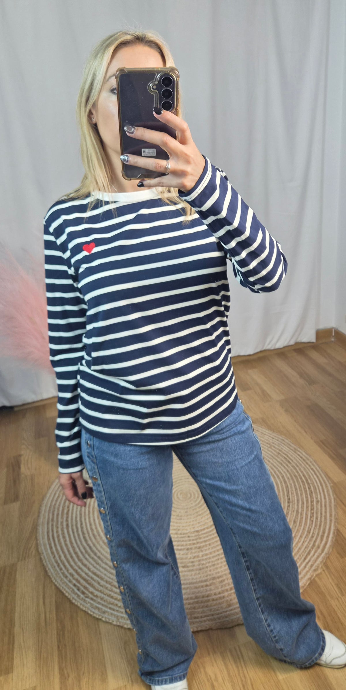 Camiseta Rayas Corazón