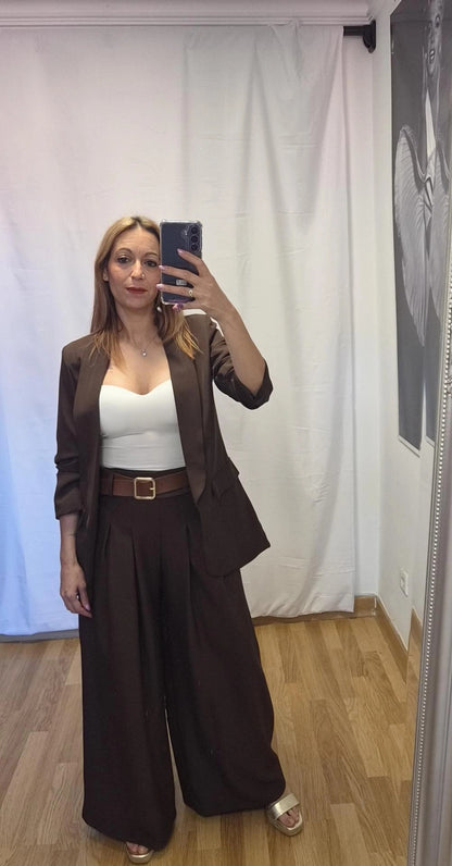 Blazer marron chocolate