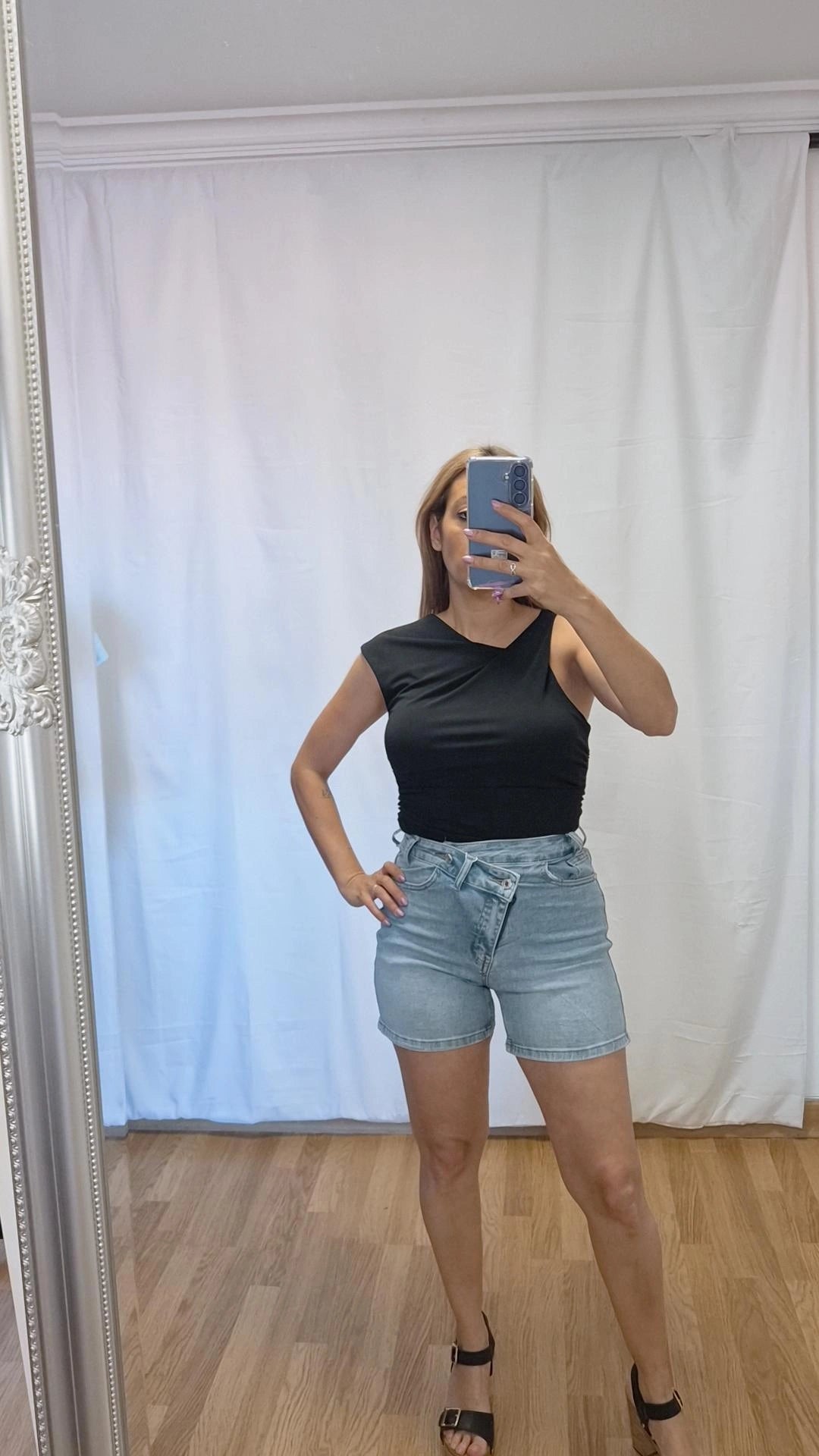 Pantalon corto vaquero