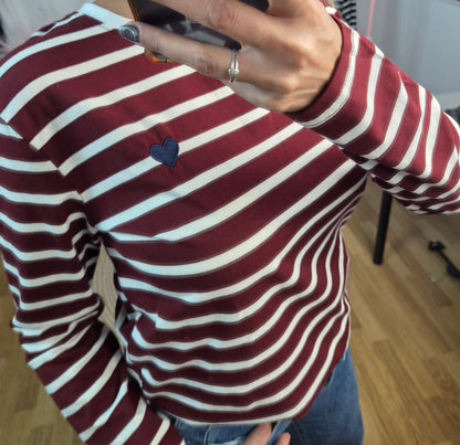 Camiseta Rayas Corazón
